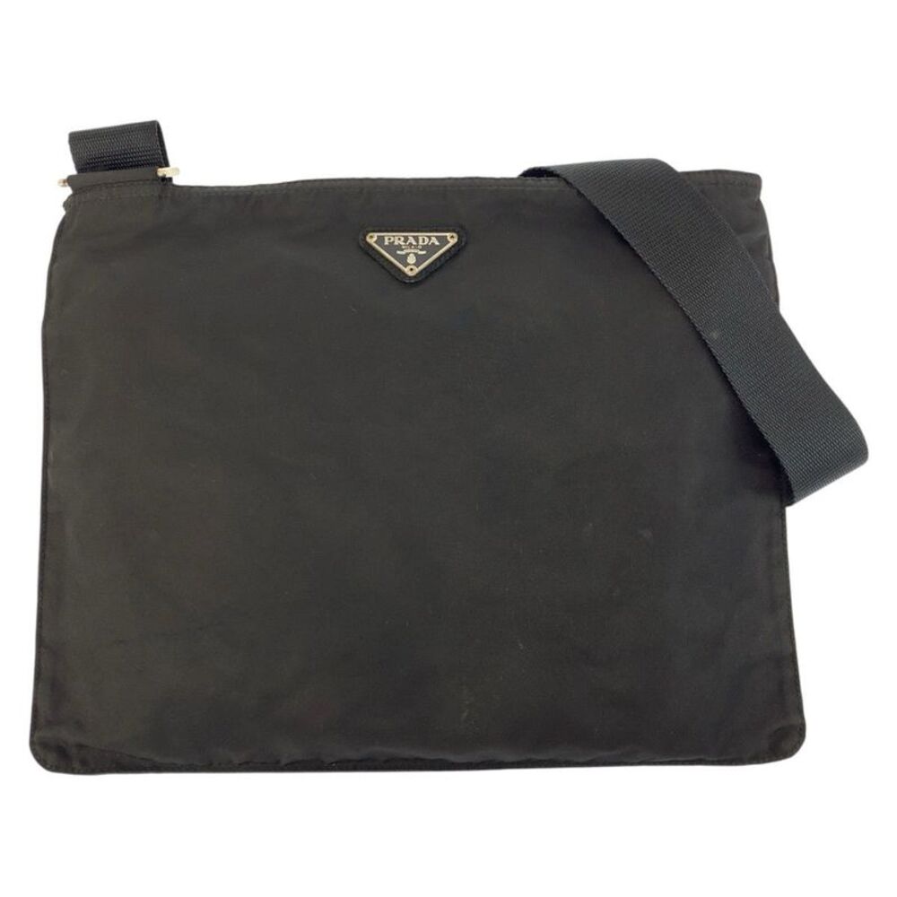 Prada Nylon Tessuto Triangle Logo Shoulder Bag